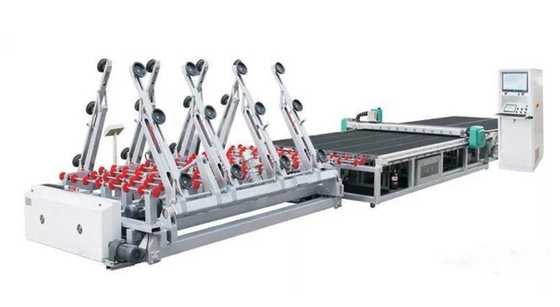 中国格式塔gegeeven玻璃机械设备die van De Glassnijdenmachine 16KW 4200x2800mm玻璃snijden杠杆器