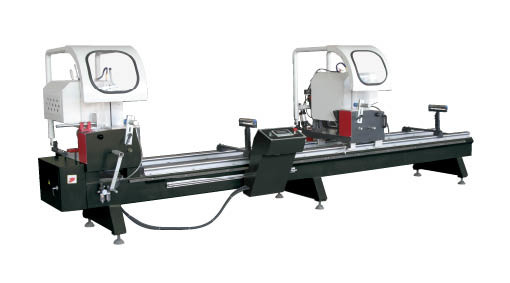 Chine La double mitre a coupé la machine de sawing en aluminium de profil, les machines 3.55Kw de scies d'aluminium fournisseur