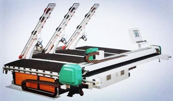 中国統合された数控のガラス打抜き機,ローディングアームを搭載するガラス形切断機械サプライヤー