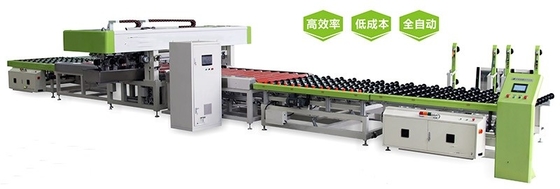 中国El PLC控制máquina水晶边电力线边4 que chaflana los 0-25米/分钟测量器